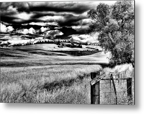 Hdr Metal Print featuring the photograph Palouse Magic by David Patterson