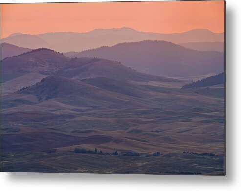 Scenics Metal Print featuring the photograph Palouse Morning From Steptoe Butte by Donald E. Hall
