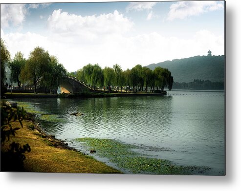 Wuxi Metal Print featuring the photograph Park at Wuxi by Kathryn McBride