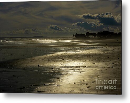 Elizabeth Dow Metal Print featuring the photograph Parson's Beach Kennebunkport Maine by Elizabeth Dow