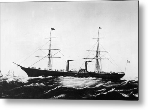 1850-1859 Metal Print featuring the photograph Persia Afloat by Hulton Archive