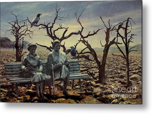 People Metal Print featuring the photograph Petrified forest by Kira Bodensted