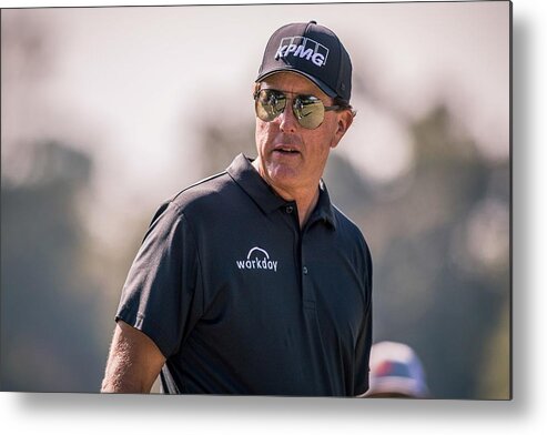 #baseball Metal Print featuring the photograph Phil Mickelson by Photo File