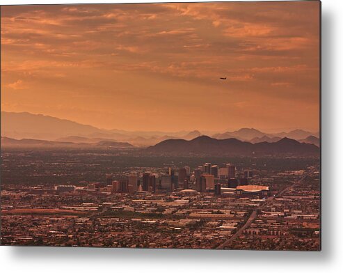 Tranquility Metal Print featuring the photograph Phoenix Summer Skies by Jason Corneveaux