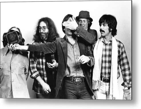 Music Metal Print featuring the photograph Photo Of Grateful Dead by Richard Mccaffrey