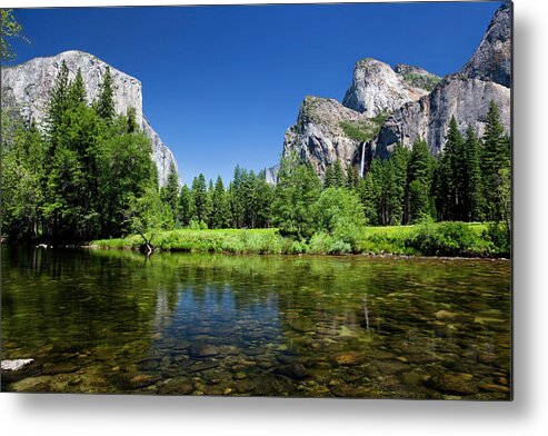 Scenics Metal Print featuring the photograph Photograph Of El Capitan And Bridal by Step2626