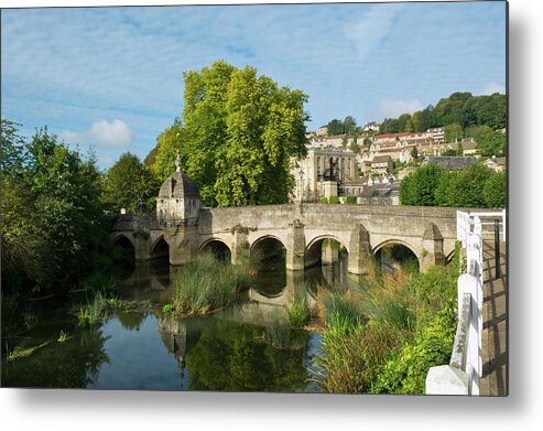 Bath Metal Print featuring the photograph Picturesque Bradford on Avon, Wiltshire, UK by Seeables Visual Arts