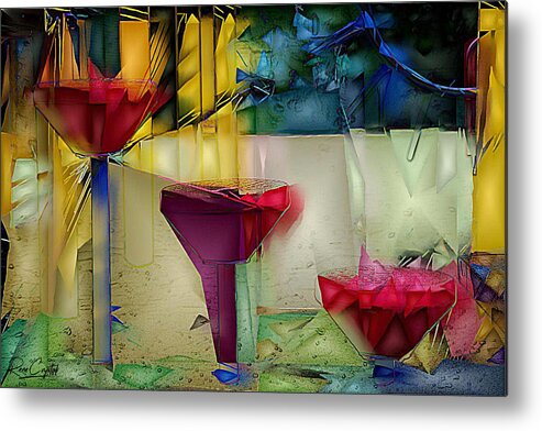 Abstract Metal Print featuring the photograph Playing In The Abstract by Rene Crystal