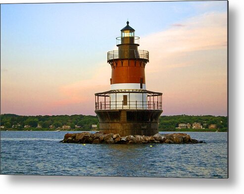 Tranquility Metal Print featuring the photograph Plum Beach Lighthouse, Rhode Island by Jeremy D'entremont, Www.lighthouse.cc