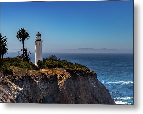 Beautiful Metal Print featuring the photograph Point Vicente Lighthouse by Ed Clark