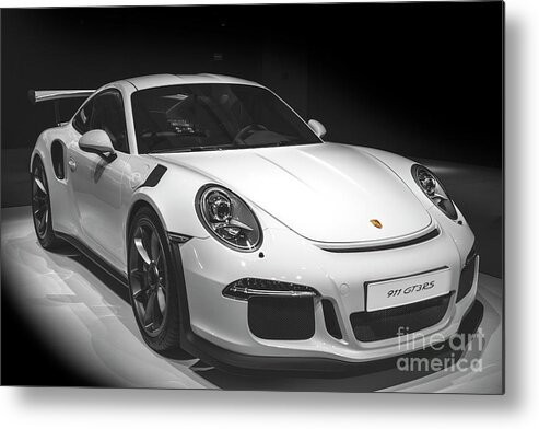 Porsche Logo Metal Print featuring the photograph Porsche 911 GT3RS by Stefano Senise