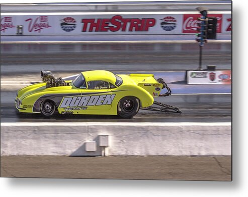 Pro Mod Metal Print featuring the photograph Pro Mod Corvette by Darrell Foster