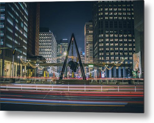 Detroit Metal Print featuring the photograph Punchin the nights out by Jay Smith