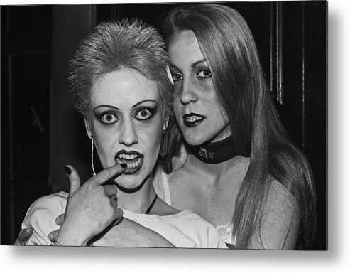 Event Metal Print featuring the photograph Punk Music Fans Portrait Session by George Rose