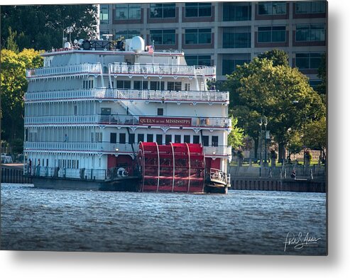 Steam Boat Metal Print featuring the photograph Queen Of The Mississippi 2 by Phil S Addis
