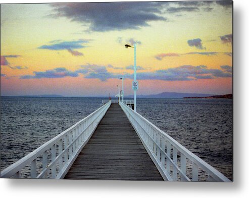 Sunset Metal Print featuring the photograph Queenscliff Sunset by Jerry Griffin