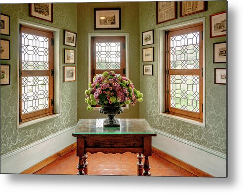 Window Metal Print featuring the photograph Quiet Window by Marcy Wielfaert