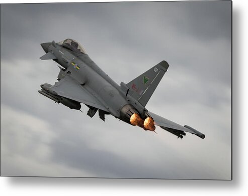Typhoon Metal Print featuring the photograph RAF Typhoon ZJ924 by Airpower Art
