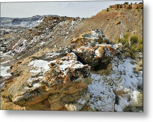 Ruby Mountain Metal Print featuring the photograph Reaching the Top of the Dunes by Ray Mathis