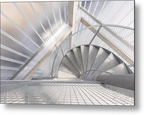 Stair Metal Print featuring the photograph Ready Soon by Roswitha Schleicher-schwarz