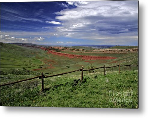 Wyoming Metal Print featuring the photograph Red Canyon Wyoming by Richard Lynch