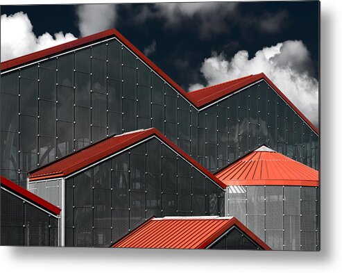 Roman Metal Print featuring the photograph Red Rooftops by Michiel Hageman