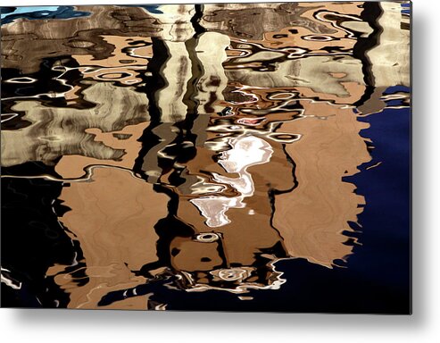 Reflections Metal Print featuring the photograph Reflections on the St. Johns by Ross Lewis