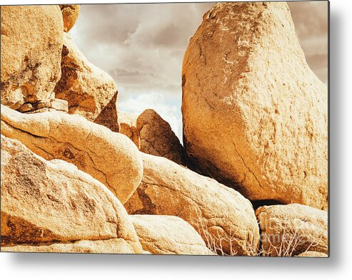 Top Artist Metal Print featuring the photograph Spring Boulders Joshua Tree 7443 by Amyn Nasser Photographer