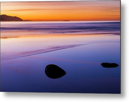 Rincon Reflections Metal Print featuring the photograph Rincon Reflections by Chris Moyer