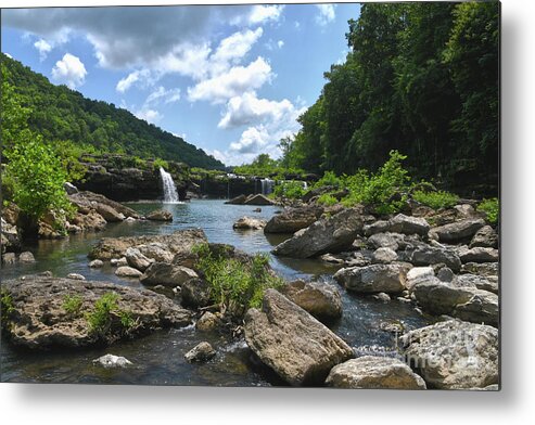 Waterfalls Metal Print featuring the photograph Rock Island State Park 7 by Phil Perkins