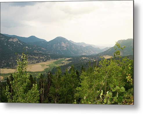 Mountain Metal Print featuring the photograph Rocky Mountain Overlook by Nicole Lloyd