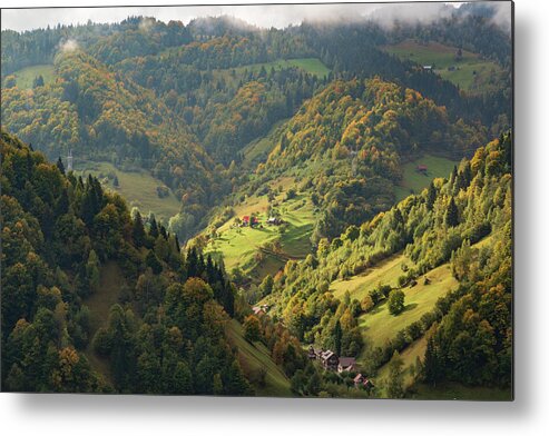 Copy Space Metal Print featuring the photograph Romania, Transylvania by Emily M Wilson