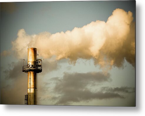 Natural Gas Metal Print featuring the photograph Rust Stack by Halbergman