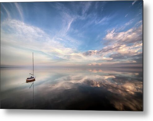 Tranquility Metal Print featuring the photograph Salton Solitude II by Tom Grubbe