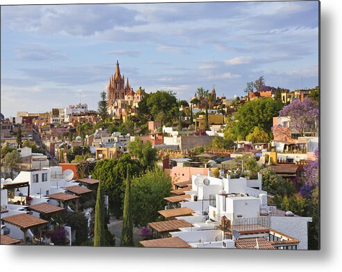 In A Row Metal Print featuring the photograph San Miguel De Allende by Jeremy Woodhouse