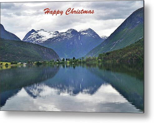 Christmas Cards Metal Print featuring the photograph Scenic Stryn Norway by Terence Davis