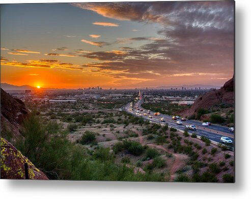 Landscape Metal Print featuring the photograph Scottsdale Sunset by Anthony Giammarino
