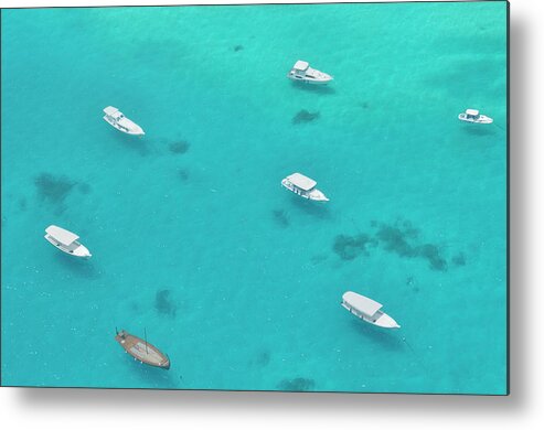 Tranquility Metal Print featuring the photograph Sea Transport by Muha