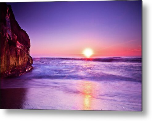 Scenics Metal Print featuring the photograph Seascape by Eddie Lluisma