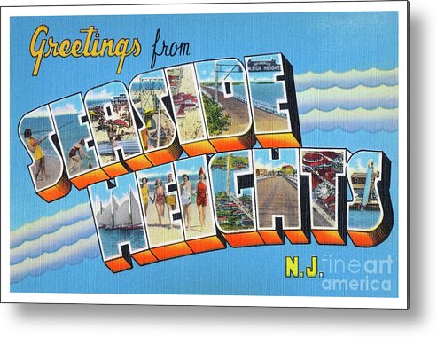 Lbi Metal Print featuring the photograph Seaside Heights Greetings by Mark Miller