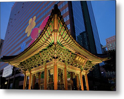 Downtown District Metal Print featuring the photograph Seoul, Old And New by Image By Tim Mcrae