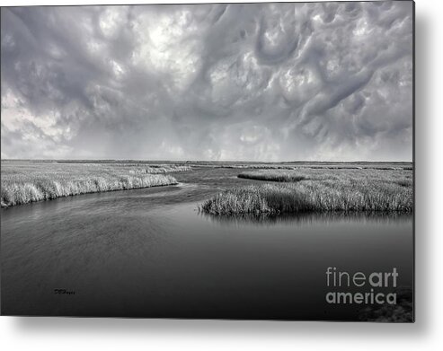 Landscape Metal Print featuring the photograph Serenity Before The Storm by DB Hayes