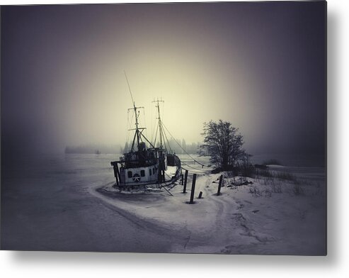 Finland Metal Print featuring the photograph Shipwreck. by Mika Suutari