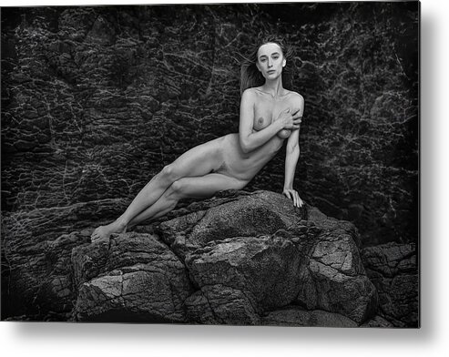 Women Metal Print featuring the photograph Siren by Joan Gil Raga