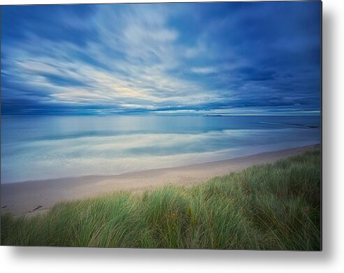Sky Metal Print featuring the photograph Sky, Sea And Sand by Ray Cooper