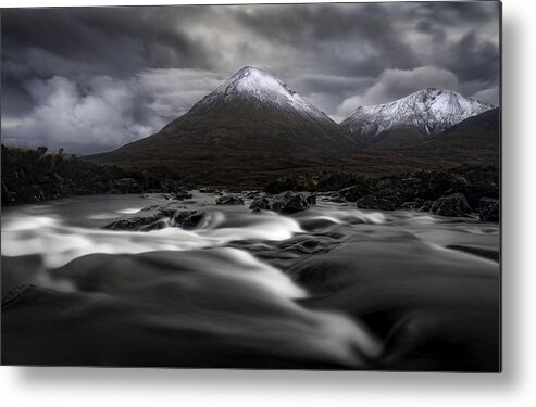 Landscape Metal Print featuring the photograph Skye Winter by Rob Darby