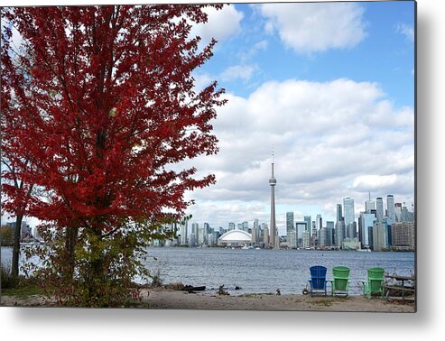 Toronto Skyline Metal Print featuring the photograph Skyline Of Toronto by Andrew Fare