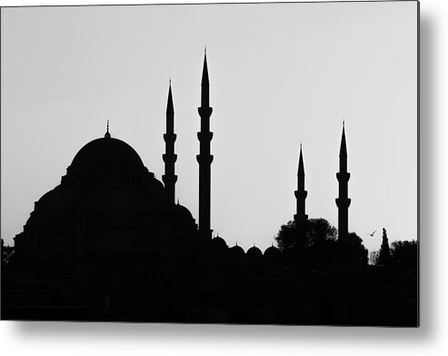 Tranquility Metal Print featuring the photograph Süleymaniye Mosque by @ Didier Marti