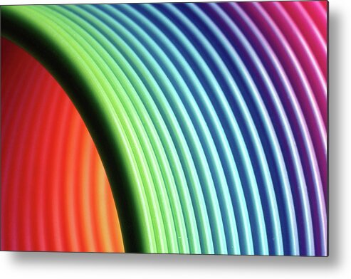 Slinky Metal Print featuring the photograph Slinky #2 by Jerry Griffin