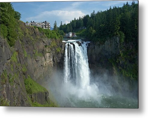 Scenics Metal Print featuring the photograph Snoqualmie Falls by Timabramowitz